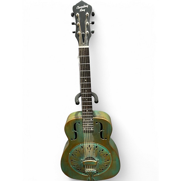 Used Recording King RM997VG Copper Resonator Guitar