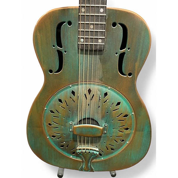 Used Recording King RM997VG Copper Resonator Guitar