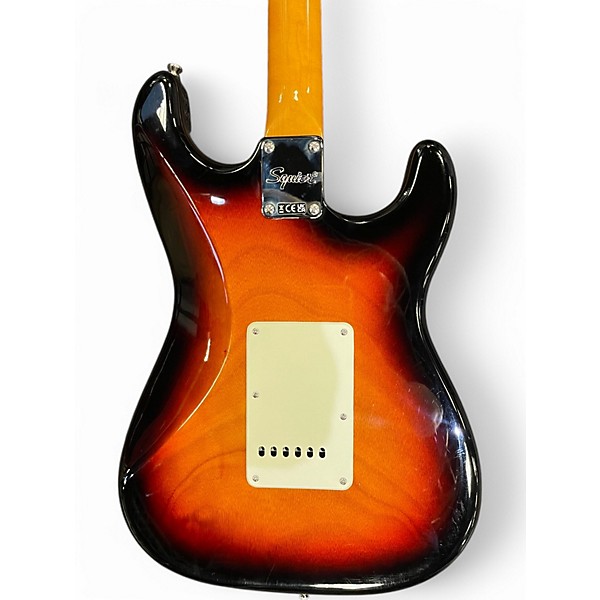 Used Squier Classic Vibe '60s Stratocaster Left-Handed 3 Color Sunburst Solid Body Electric Guitar