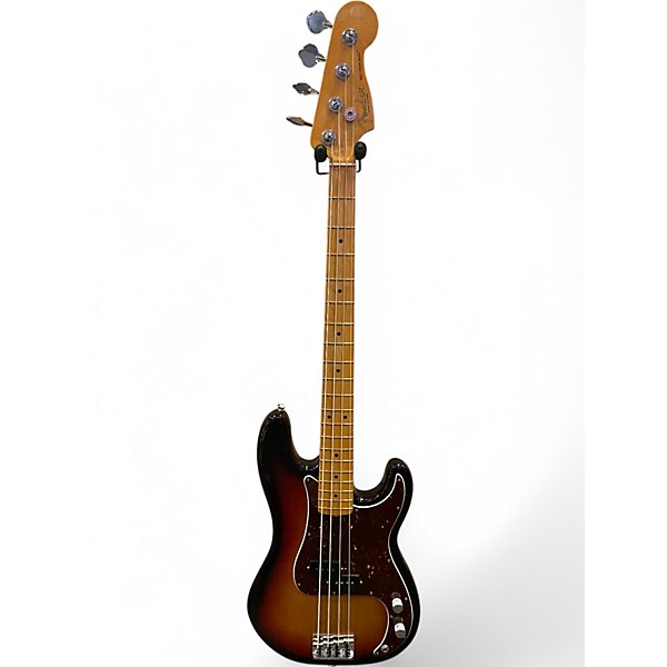 Used Fender American Pro II Precision Bass 3 Color Sunburst Electric Bass Guitar