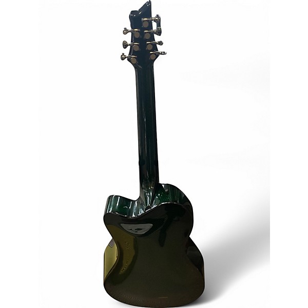 Used Emerald x20-7 green carbon Acoustic Electric Guitar