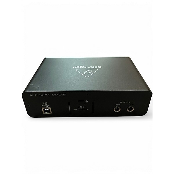 Used Behringer U-Phoria UMC22 Audio Interface
