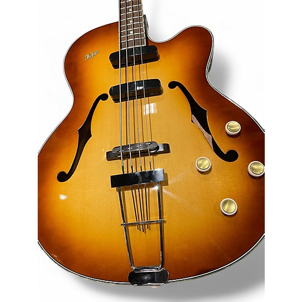 Used 2015 Hofner 500/15 Sunburst Electric Bass Guitar
