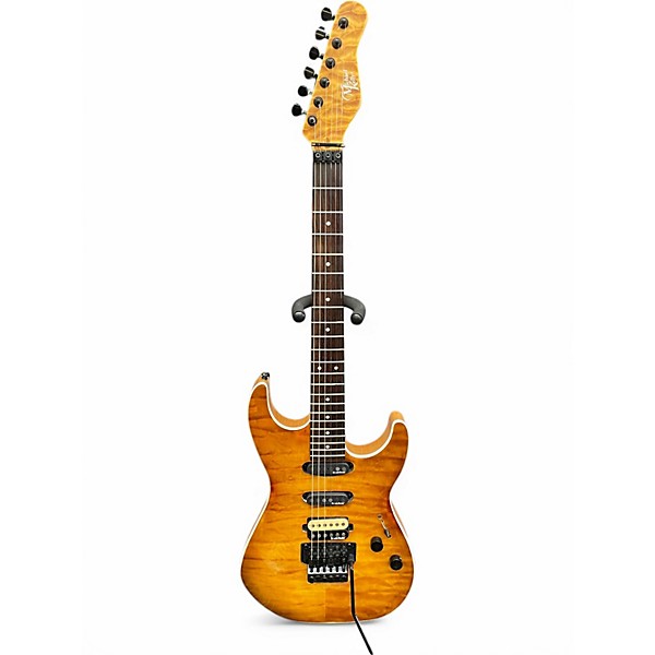 Used Michael Kelly MK64DAB DARK AMBER BURST Solid Body Electric Guitar