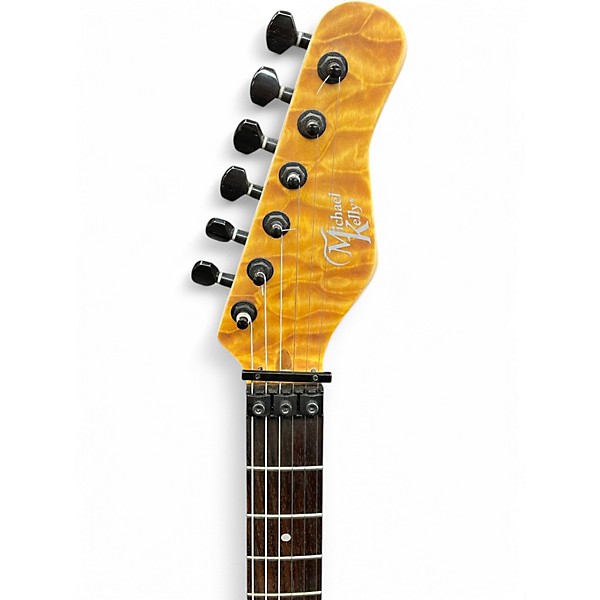 Used Michael Kelly MK64DAB DARK AMBER BURST Solid Body Electric Guitar