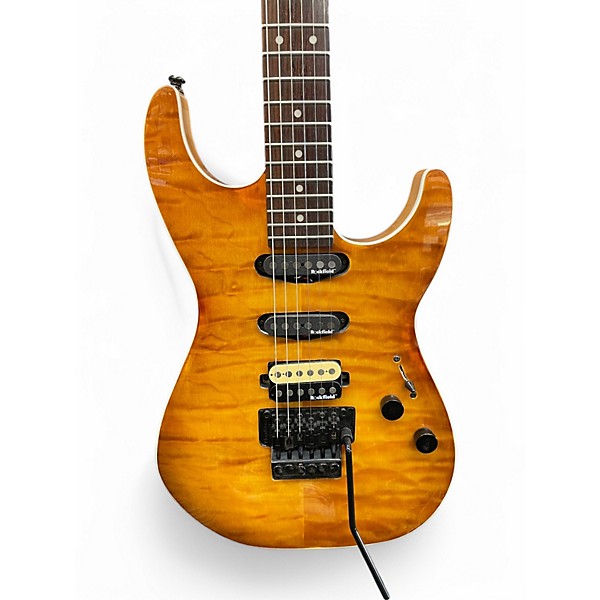 Used Michael Kelly MK64DAB DARK AMBER BURST Solid Body Electric Guitar