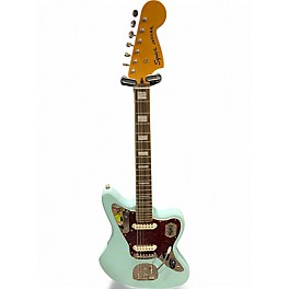 Used Squier CLASSIC VIBE JAGUAR Daphne Blue Solid Body Electric Guitar