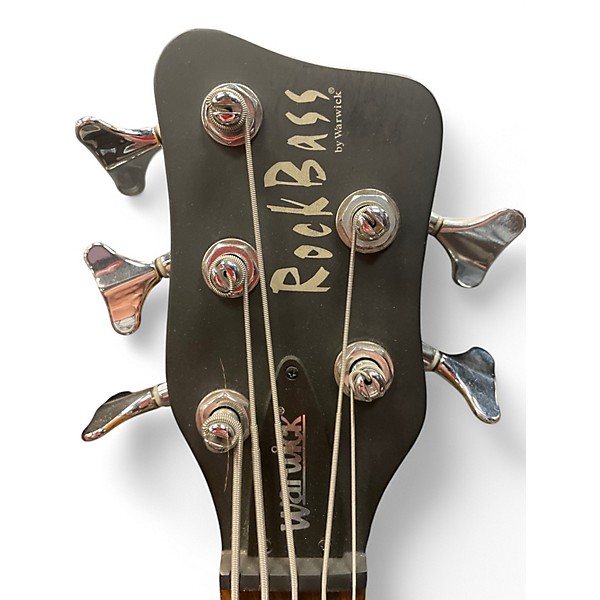 Used Rock Bass WARWICK BLACK Electric Bass Guitar