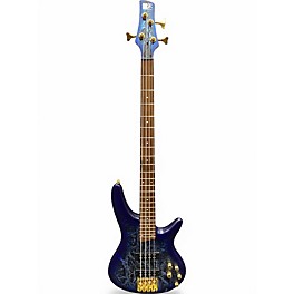 Used Ibanez SR300 Blue Electric Bass Guitar