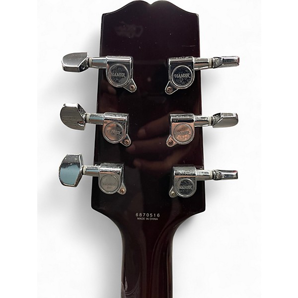 Used Hamer sunburst a/t p90 Gold Solid Body Electric Guitar