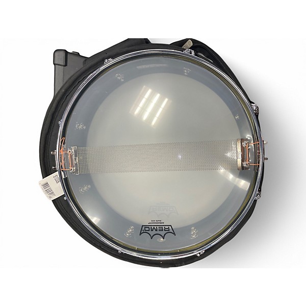 Used Pearl 3X13 Piccolo Steel Satin Black Drum