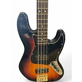 Used Fender Modern Player Jazz Bass 3 Tone Sunburst Electric Bass Guitar