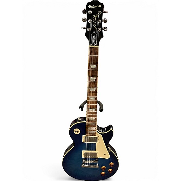 Used Epiphone Les Paul Standard Pro Blue Burst Solid Body Electric Guitar