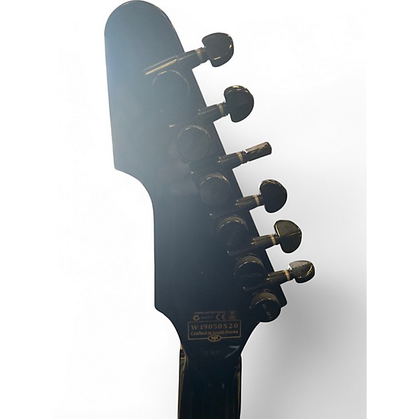 Used Schecter Guitar Research e-1 snow leopard Solid Body Electric Guitar