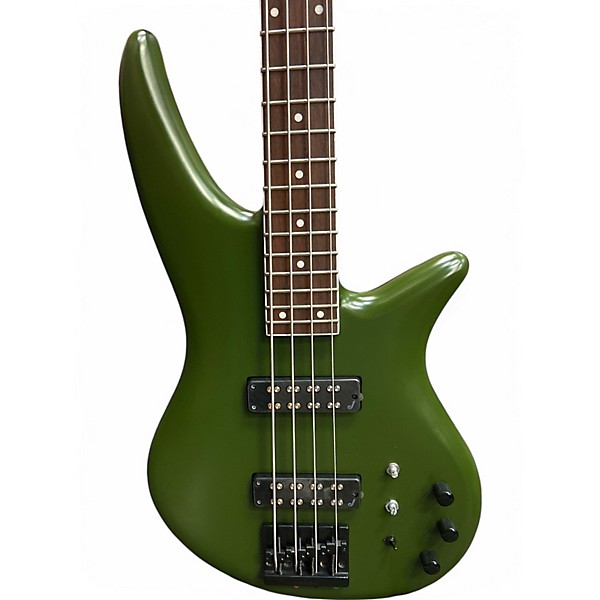 Used Jackson X Series Spectra SBX IV Matte Army Drab Electric Bass Guitar