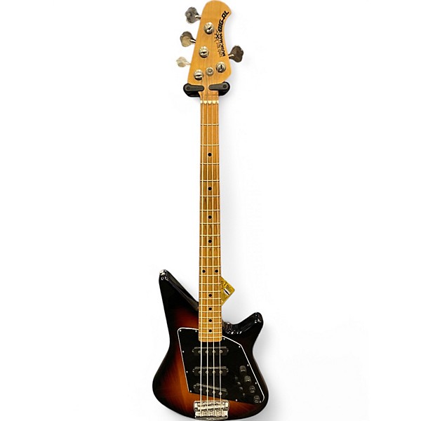 Used Ernie Ball Music Man Big Al 4 String SSS 2 Tone Sunburst Electric Bass Guitar