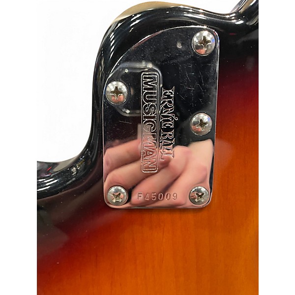 Used Ernie Ball Music Man Big Al 4 String SSS 2 Tone Sunburst Electric Bass Guitar