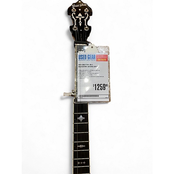 Used Gold Tone OB-3 MASTERTONE NATURAL Banjo