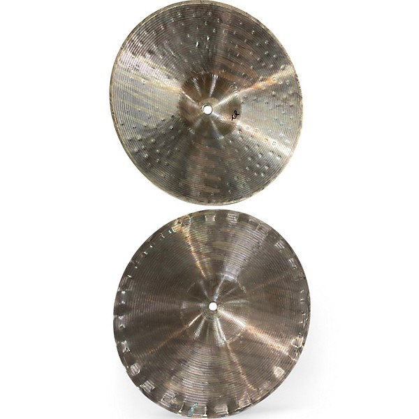 Used Saluda 13in nemesis hi hat pair Cymbal