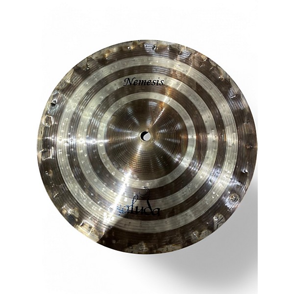 Used Saluda 13in nemesis hi hat pair Cymbal