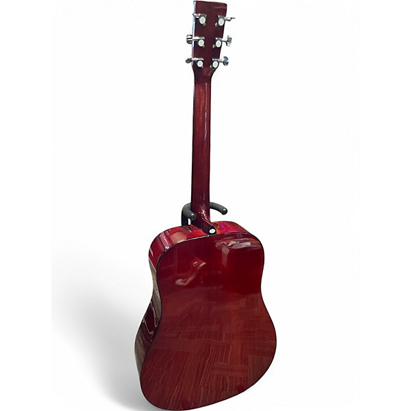 Used Johnson JG-610-R Red Burst Acoustic Guitar