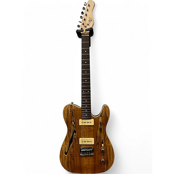 Used Michael Kelly 59 Thinline Spalted Maple Hollow Body Electric Guitar