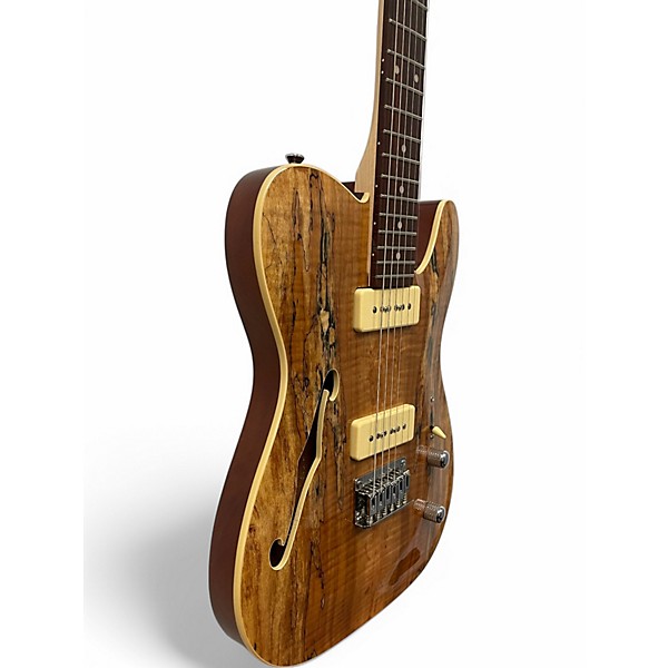 Used Michael Kelly 59 Thinline Spalted Maple Hollow Body Electric Guitar
