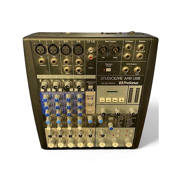 Used PreSonus STUDIO LIVE AR8 USB Powered Mixer