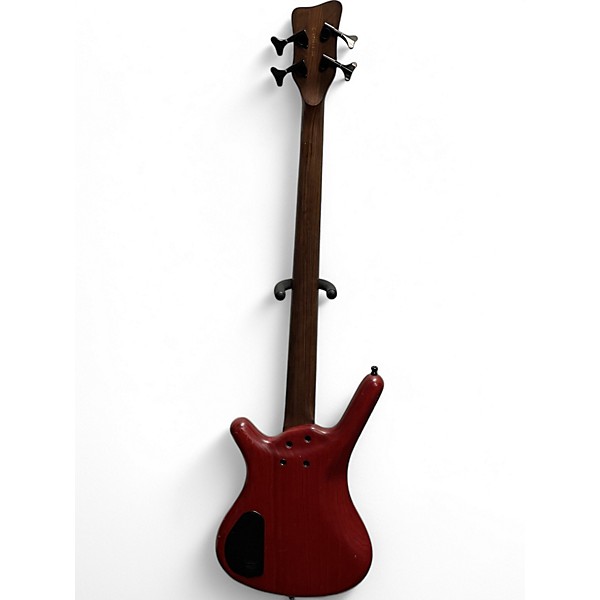 Used 2000s Warwick Corvette 4 String LImited Edition Cherry Electric Bass Guitar