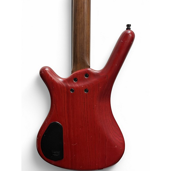 Used 2000s Warwick Corvette 4 String LImited Edition Cherry Electric Bass Guitar