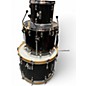 Vintage 1980 Gretsch Drums 3 Piece USA Custom Kit Black Drum Kit thumbnail