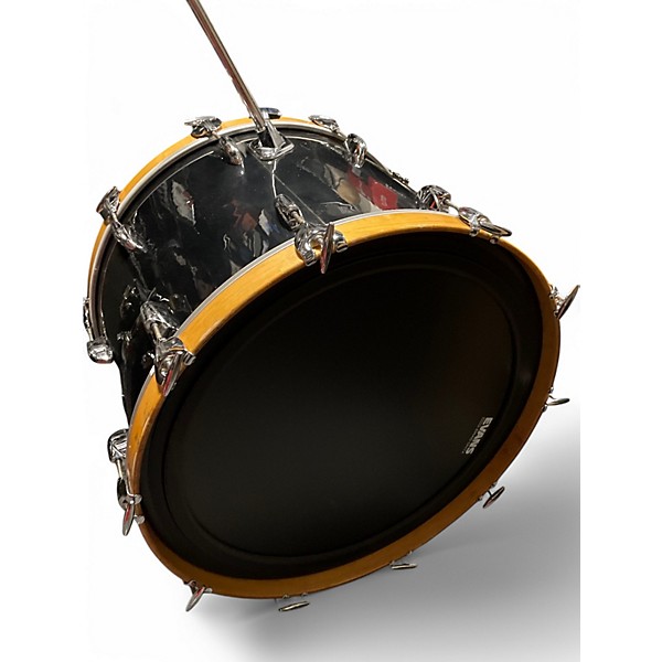 Vintage 1980 Gretsch Drums 3 Piece USA Custom Kit Black Drum Kit