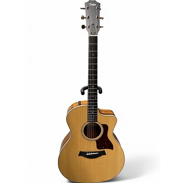 Used Taylor 214CE Deluxe Koa Natural Acoustic Electric Guitar