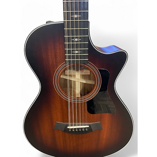 Used Taylor 362ce 2 Color Sunburst 12 String Acoustic Electric Guitar