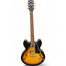 Used Gibson ES-335 Faded Vintage Sunburst Hollow Body Electric Guitar