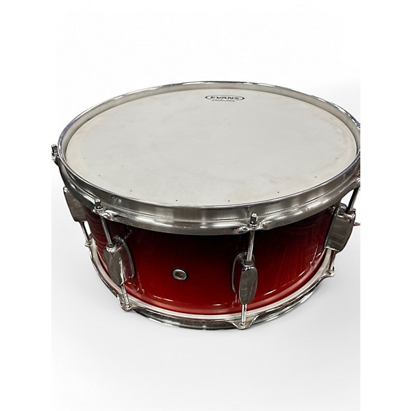 Used Mapex 14.25in pro M 2 TONE RED Drum