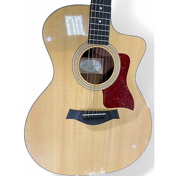 Used Taylor 214CE Natural Acoustic Electric Guitar