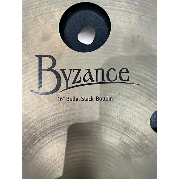 Used MEINL 16in BYZANCE BULLET STACK Cymbal