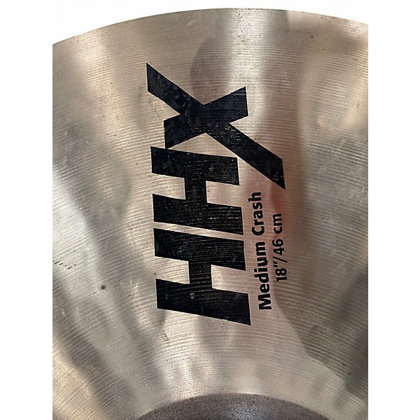 Used SABIAN 18in HHX MEDIUM CRASH Cymbal