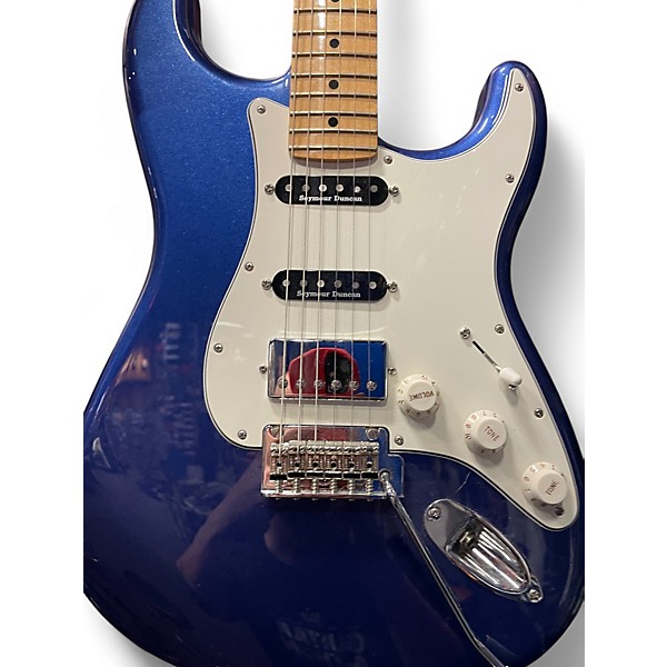 Used 2024 Fender Player Series Saturday Night Special HSS Stratocaster Blue Solid Body Electric Guitar