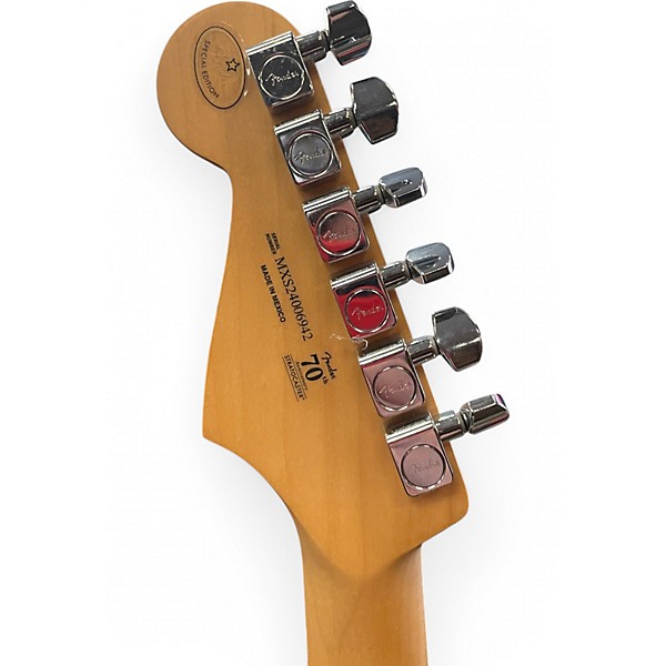 Used Fender Saturday Night Special HSS Stratocaster daytona blue Solid Body Electric Guitar