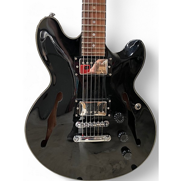 Used Fret-King Elise Black Hollow Body Electric Guitar