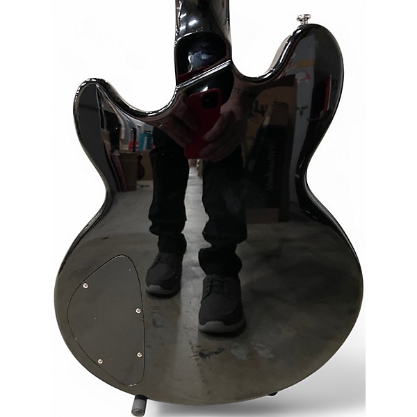 Used Fret-King Elise Black Hollow Body Electric Guitar