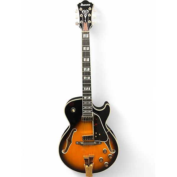 Used Ibanez GB10SE-BS 3 Color Sunburst Hollow Body Electric Guitar