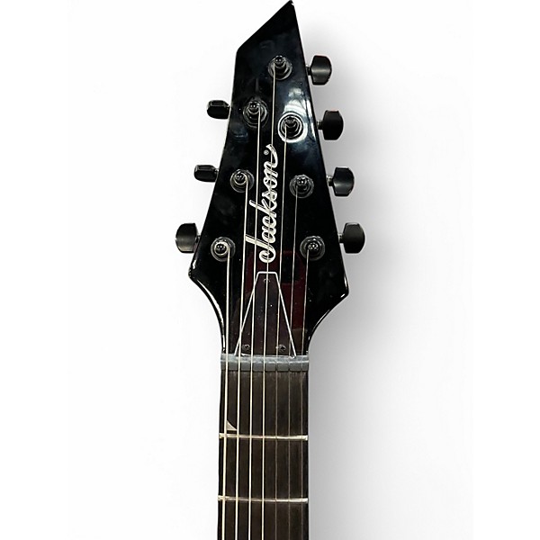 Used Jackson JS22-7 Dinky 7 String Black Solid Body Electric Guitar