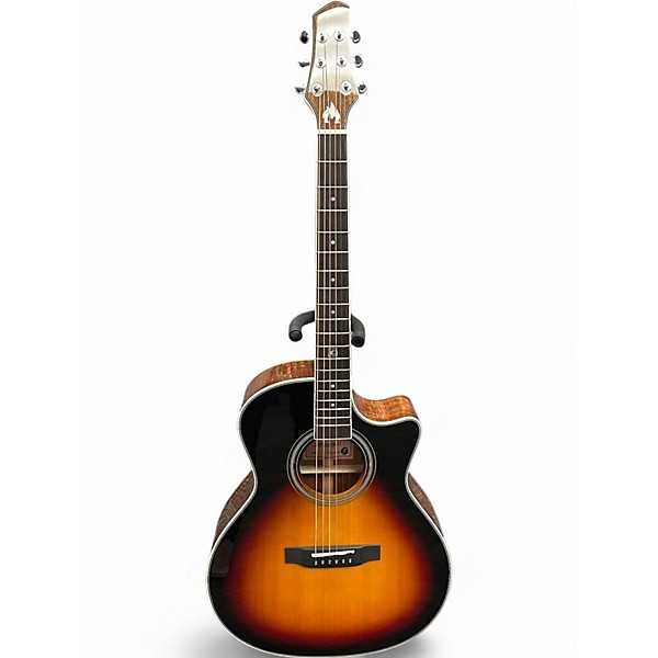 Used Jericho SOLO STOVE LIMITED EDITION S1 Tobacco Sunburst Acoustic Electric Guitar