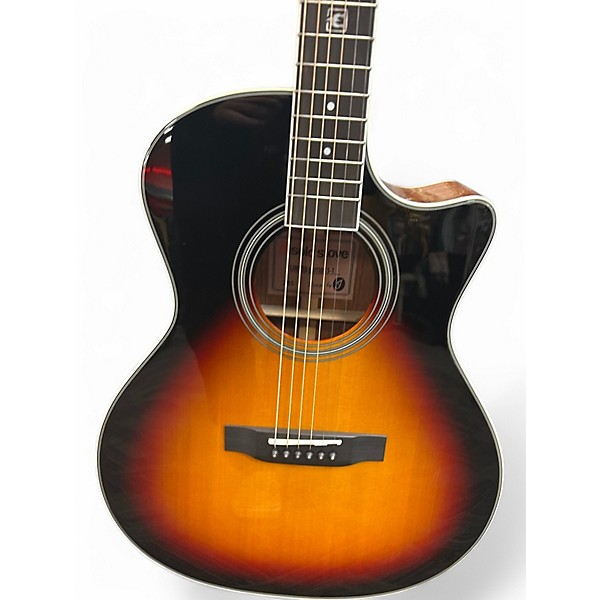 Used Jericho SOLO STOVE LIMITED EDITION S1 Tobacco Sunburst Acoustic Electric Guitar