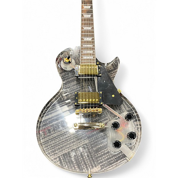 Used Rafferty ACRYLIC LP Clear Solid Body Electric Guitar