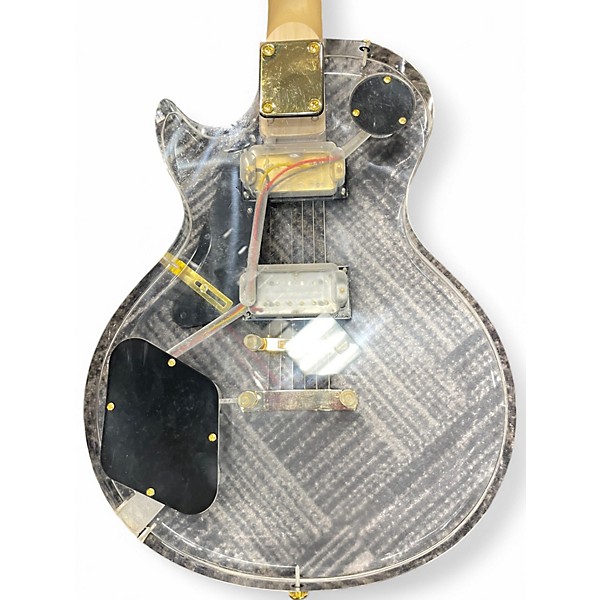 Used Rafferty ACRYLIC LP Clear Solid Body Electric Guitar