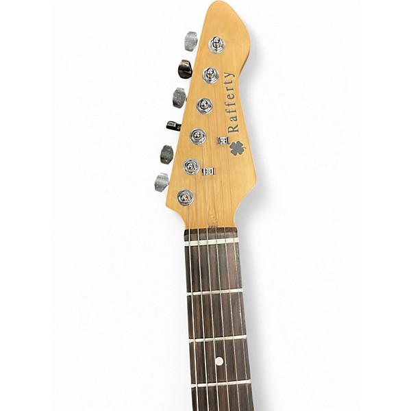 Used Rafferty ACRYLIC S STYLE Clear Solid Body Electric Guitar